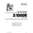 TEAC X1000R Instrukcja Serwisowa