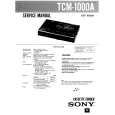 SONY TCM1000A Instrukcja Serwisowa