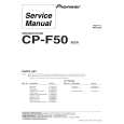 PIONEER CP-F50/XDCN Instrukcja Serwisowa