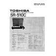 TOSHIBA SR-510C Instrukcja Serwisowa