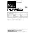 PIONEER PD-M92 Instrukcja Serwisowa