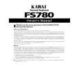 KAWAI FS780 Instrukcja Obsługi