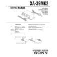SONY XA39MK2 Instrukcja Serwisowa