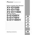 PIONEER XV-EV500/DLXJ/NC Instrukcja Obsługi