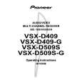 PIONEER VSX-D509S-G/HLXJI Instrukcja Obsługi
