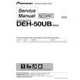 PIONEER DEH-50UB/XS/EW5 Instrukcja Serwisowa