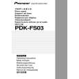 PIONEER PDK-FS03/WL Instrukcja Obsługi
