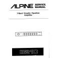 ALPINE 3210 Instrukcja Serwisowa