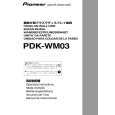 PIONEER PDK-WM03 Instrukcja Obsługi
