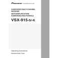PIONEER VSX-915-S/MYXJ5 Instrukcja Obsługi