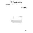 ELECTROLUX EFP936X/A Instrukcja Obsługi