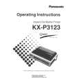 PANASONIC KXP3123 Instrukcja Obsługi