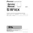PIONEER S-W1EX/LFXTW1 Instrukcja Serwisowa