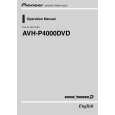 PIONEER AVH-P4000DVD/XN/UC Instrukcja Obsługi