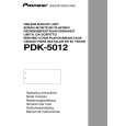 PIONEER PDK-5012 Instrukcja Obsługi