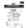 JVC KDSX750 Instrukcja Serwisowa