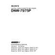 SONY DNW-75 VOLUME 2 Instrukcja Serwisowa