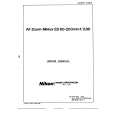 NIKON AF ZOOM-NIKKOR ED 80-200 F/2.8D Instrukcja Serwisowa