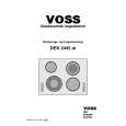 VOSS-ELECTROLUX DEK 2445-AL VOSS/HIC Instrukcja Obsługi