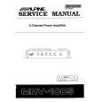 ALPINE MRV-1005 Instrukcja Serwisowa