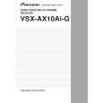 PIONEER VSX-AX10AI-G/DLT Instrukcja Obsługi