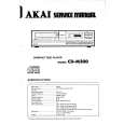 AKAI CD-M300 Instrukcja Serwisowa