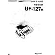 PANASONIC UF127 Instrukcja Obsługi