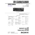SONY XR-CA360X Instrukcja Serwisowa