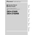PIONEER DEH-2700R/X1P/EW Instrukcja Obsługi