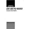 ONKYO DX-6570 Instrukcja Obsługi