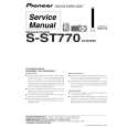 PIONEER S-ST770/XTW/EW5 Instrukcja Serwisowa