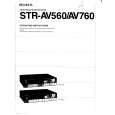 SONY STR-AV560 Instrukcja Obsługi