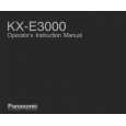 PANASONIC KXE3000 Instrukcja Obsługi