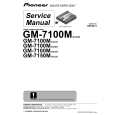 PIONEER GM-7100M/XU/ES Instrukcja Serwisowa