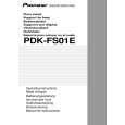 PIONEER PDK-FS01E/E6 Instrukcja Obsługi