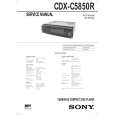SONY CDXC5850R Instrukcja Serwisowa