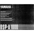 YAMAHA DSP-A1000 Instrukcja Obsługi