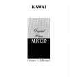 KAWAI MR120 Instrukcja Obsługi