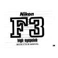 NIKON F3 Instrukcja Obsługi