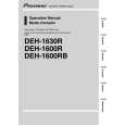 PIONEER DEH-1600R/XU/EW Instrukcja Obsługi