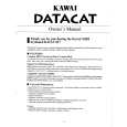 KAWAI DATACAT Instrukcja Obsługi