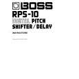 BOSS RPS-10 Instrukcja Obsługi