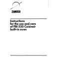 ZANUSSI FBi533C Instrukcja Obsługi
