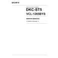 SONY DKC-ST5 Instrukcja Serwisowa