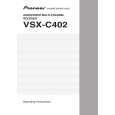 PIONEER VSX-C402-S/MYXU Instrukcja Obsługi