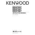 KENWOOD DDX7037 Instrukcja Obsługi