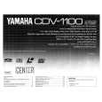 YAMAHA CDV-1100 Instrukcja Obsługi
