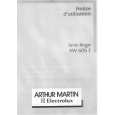 ARTHUR MARTIN ELECTROLUX AW605F Instrukcja Obsługi