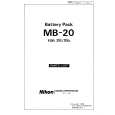NIKON MB-20 Katalog Części