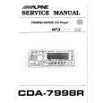 ALPINE CDA-7998R Instrukcja Serwisowa